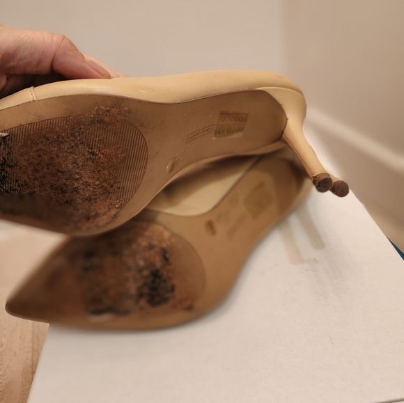 Vince Camuto Lionessa Asymmetric Nude Heel - Picture 4 of 4